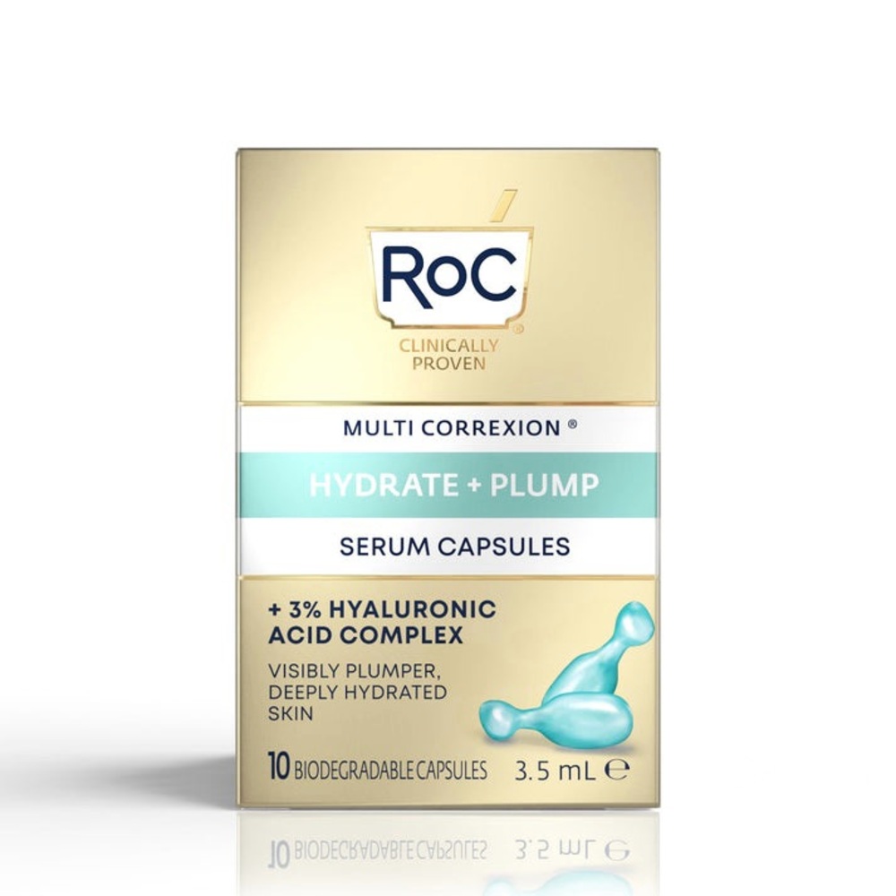 RoC Multi Correxion Hydrate + Plump Serum Capsules, New